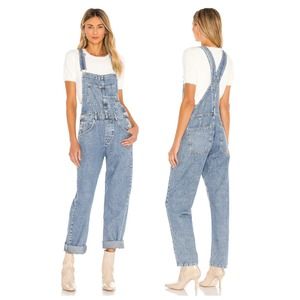 Free People Blue Denim Jumpsuit